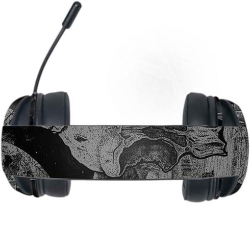 Alchemy Carta Skull Sketch Razer Kraken X Skin